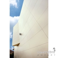 Плитка универсальная, большой формат 100х100 (3,5 мм) Grespania Coverlam Concrete Marfil Natural (бежевая)