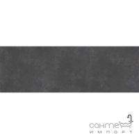 Плитка універсальна великий формат 100х300 (3,5 мм) Grespania Coverlam Concrete Negro Natural (чорна)