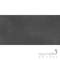 Плитка универсальная, большой формат 50х100 (3,5 мм) Grespania Coverlam Concrete Negro Natural (черная)