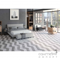 Плитка для підлоги керамограніт RondineGroup FRRM GRIGIO IMPERIALE CHEVRON J86630