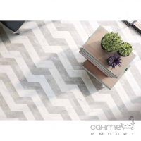 Плитка для підлоги керамограніт RondineGroup FRRM GRIGIO IMPERIALE CHEVRON J86630