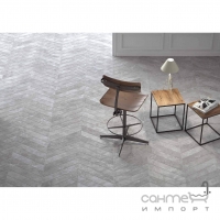 Плитка для підлоги керамограніт RondineGroup FRRM GRIGIO IMPERIALE CHEVRON J86630