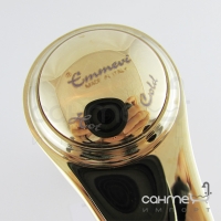 Смеситель для раковины с автоматическим сливом Emmevi Tiffany OR6003 золото