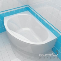 Асимметричная гидромассажная ванна Kolo Promise 170 левосторонняя (система эконом) HE3271000