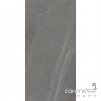 Підлоговий керамограніт великий формат 60х120 Italon Contempora Carbon Cerato (сірий/патинований)
