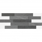 Декор 28x78 Italon Contempora Brick 3D Carbon (серый)