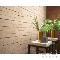 Декор 28x78 Italon Contempora Brick 3D Pure (белый)