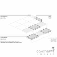 Ступень угловая правая 33x120 Italon Contempora Scalino Angolare Dx Carbon Cerato (серая/патинированная)