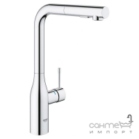 Сенсорний змішувач для кухні з висувним виливом Grohe Essence Foot Control 30311000 хром