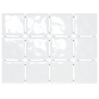 Мозаичное полотно 30х40 из 12 частей 9,9х9,9 Kerama Marazzi Девоншир Бриз белый 1236Т