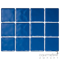 Мозаичное полотно 30х40 из 12 частей 9,9х9,9 Kerama Marazzi Девоншир Бриз синий 1243Т