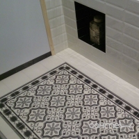 Плитка для підлоги, бічний елемент 20x20 Mainzu Florentine Cenefa Black