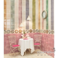Настінна плитка, декор 20х20 Mainzu Lucciola Decor Stripe Pink