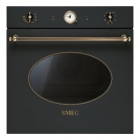 Электрический духовой шкаф Smeg Coloniale SFP805AO Черный