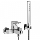 Змішувач для ванни з душовим гарнітуром Ponsi Carrara BTCARCVA01 хром