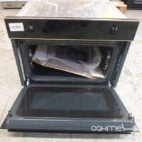 Компактный электрический духовой шкаф с микроволновкой Smeg Dolce Stil Novo SF4603MCNX Чёрный