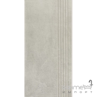 Напольная плитка, ступень 29,8х59,8 My Way Cement Grys Stopnica (под цемент, лаппато, ректифицированная)