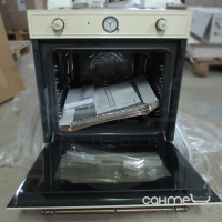 Электрический духовой шкаф Smeg Cortina SF700PO Крем, фурнитура состаренная латунь