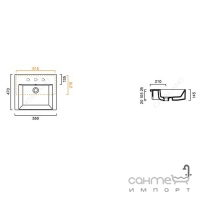 Раковина Catalano Premium 1LSVP00 белая