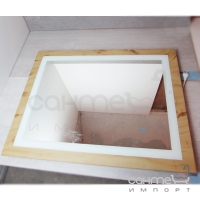 Зеркало для ванной комнаты H2O LH-981 цвет wood (уценка)