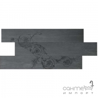 Декорація для підлоги (комп. 3 шт.) 60x120 Iris Ceramica French Woods Motif Ebony (чорна)