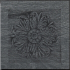 Декоративная вставка 20x20 Iris Ceramica French Woods Formella Carve Ebony (черная)