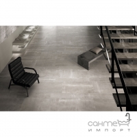 Керамогранітна плитка для підлоги 60x120 Iris Ceramica Reside Ash Lappato (сіра, лаппатована)