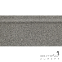 Плитка для підлоги, сходинка 29,8x59,8 Paradyz Sand Nero stopnica (матова, ректифікована)