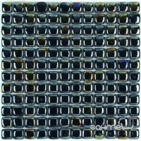 Мозаика стеклянная 32,7X32,7 Veneto Design GLASS KEOPS NEGRO M344 (черная)