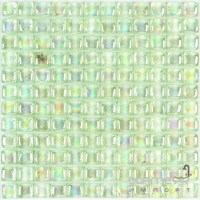Мозаика стеклянная 32,7X32,7 Veneto Design GLASS KEOPS BLANCO M344 (белая с переливом)