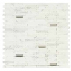 Мозаика из натурального камня 29,5X30,5 Veneto Design MIX SIRACUSA BLANCO M354 (белая)