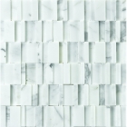 Мозаїка із натурального каменю 30,5X30,5 Veneto Design Marble HERMES BLANCO M368 (біла)