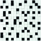 Мозаика из натурального камня 30X30 Veneto Design Marble ULISES M364 (белая/черная)