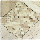 Мозаика из натурального камня 30X30 Veneto Design Marble CIBELES M362 (бежевая)