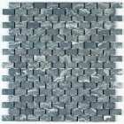 Мозаїка із натурального каменю 29X30,5 Veneto Design Marble ARGOS NEGRO M342 (чорна)