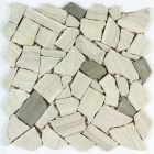 Мозаїка із натурального каменю 30X30 Veneto Design Marble BACO GRIS M336 (сіра)