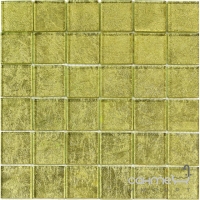 Мозаїка скляна 30,5 X30, 5 Veneto Design GLASS NILO GOLD M354 (золото)