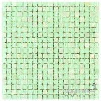 Мозаика из натурального камня 31X31 Veneto Design MIX RAVENA GLACEE M350 (светло-зеленая)