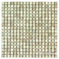 Мозаика из натурального камня 30,5X30,5 Veneto Design Marble CRONOS CREMA M340 (бежевая)