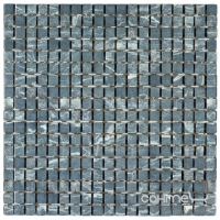Мозаика из натурального камня 30,5X30,5 Veneto Design Marble CRONOS NEGRO M340 (черная)