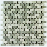 Мозаїка з натурального каменю 29X30,5 Veneto Design Marble ARGOS GRIS M342 (сіра)