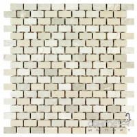 Мозаика из натурального камня 29X30,5 Veneto Design Marble ARGOS CREMA M342 (бежевая)	