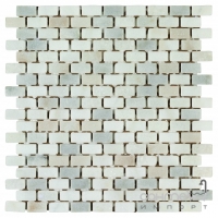 Мозаїка із натурального каменю 29X30,5 Veneto Design Marble ARGOS BLANCO M342 (біла)