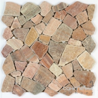 Мозаика из натурального камня 30X30 Veneto Design Marble BACO ROJO M336 (красная)