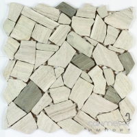 Мозаїка із натурального каменю 30X30 Veneto Design Marble BACO GRIS M336 (сіра)
