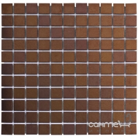 Мозаика металлическая 30,5X30,5 Veneto Design Metal SQUAREMETAL ROSE M362 (коричневая)