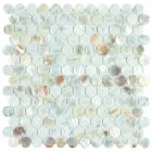 Мозаика из ракушек 31,8X31,8 Veneto Design Shell MADAGASCAR NACAR M372 (белая)