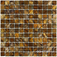 Мозаика из ракушек 31,8X31,8 Veneto Design Shell SEYCHELLES MARRON M368 (коричневая)