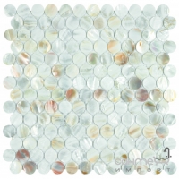 Мозаика из ракушек 31,8X31,8 Veneto Design Shell MADAGASCAR NACAR M372 (белая)