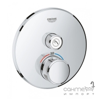 Внешняя часть смесителя-термостата для душа Grohe SmartControl 29118000 хром